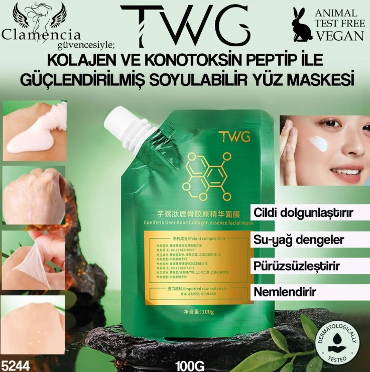 Clamencia Collagen Peptide Peel-Off Mask for Firming 100g
