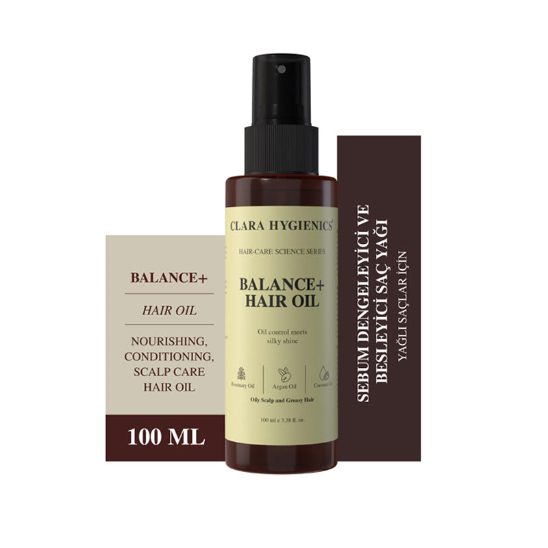 Clara Hygienics Balance+ Sebum Balancing Hair Oil 100 ml