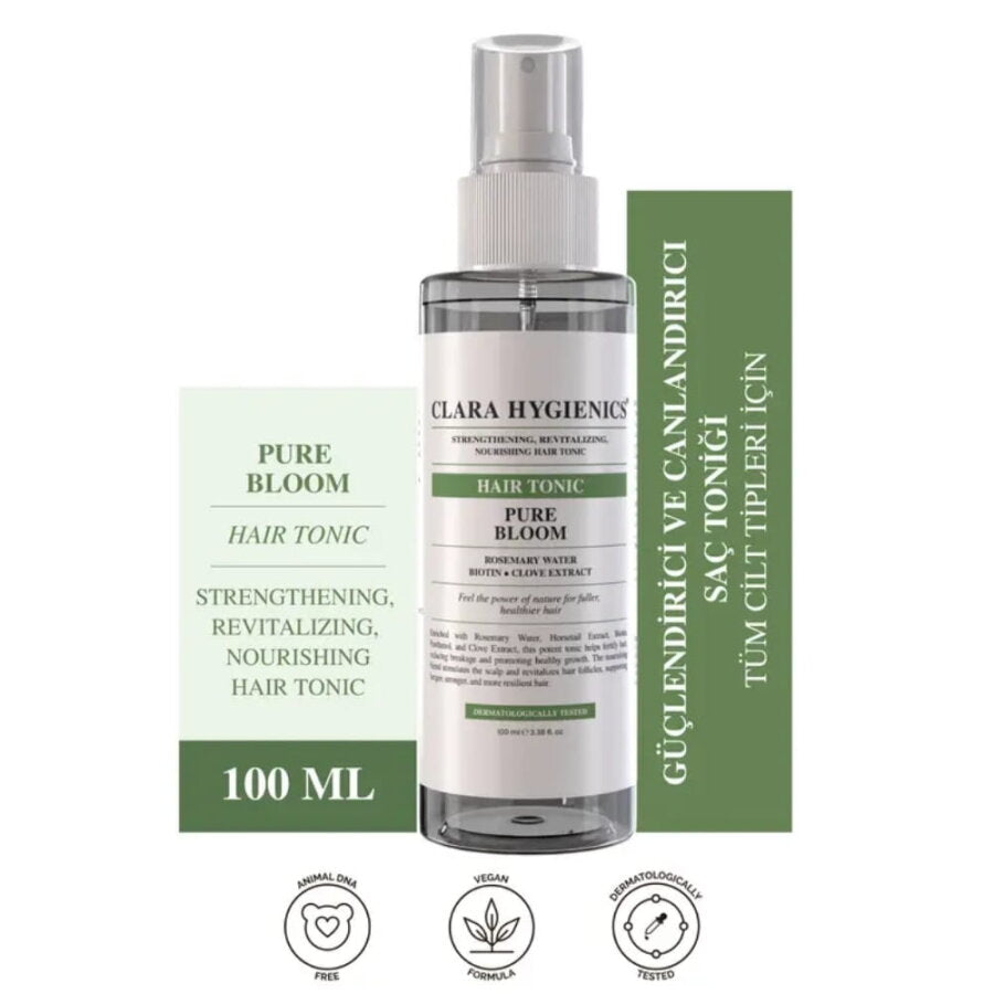 Clara Hygienics Pure Bloom Rosemary Hair Tonic for Strength 100ml