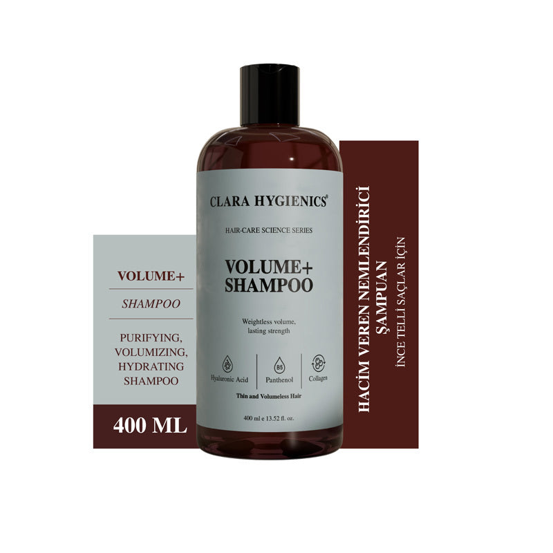 Clara Hygienics Volume+ Volumizing Shampoo with Collagen 400 ml
