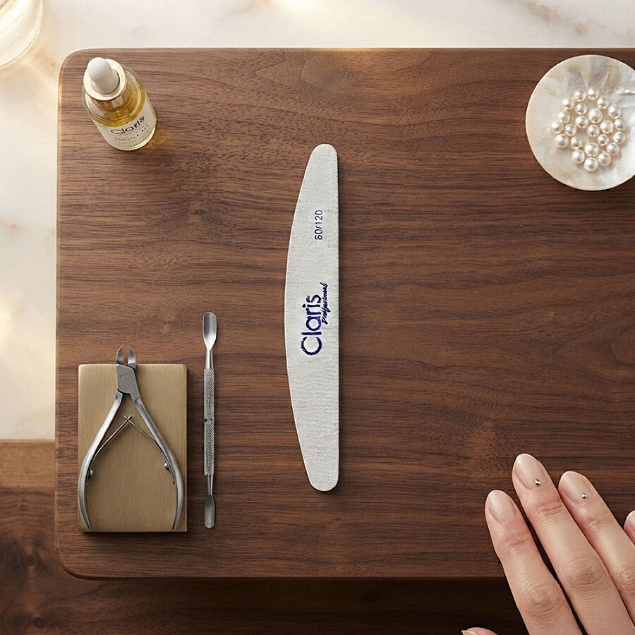 Claris Buffer 80/120 Dual-Sided Nail Prep Tool C-47032