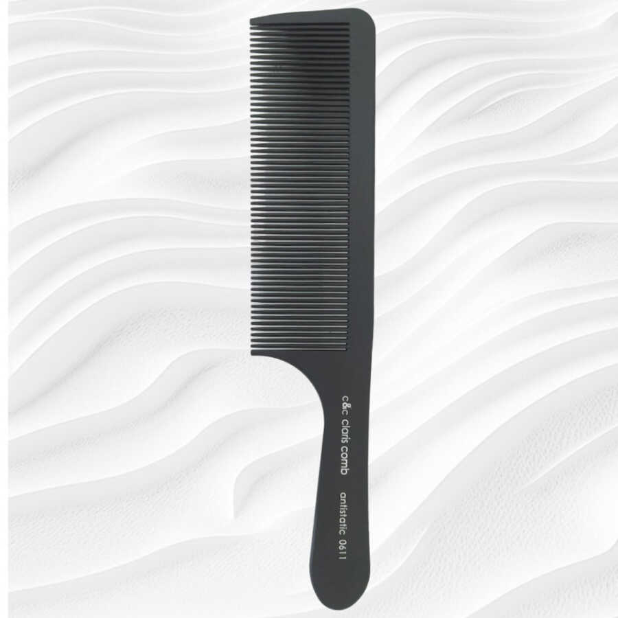 Claris & Comb Carbon Antistatic Hair Comb 0611