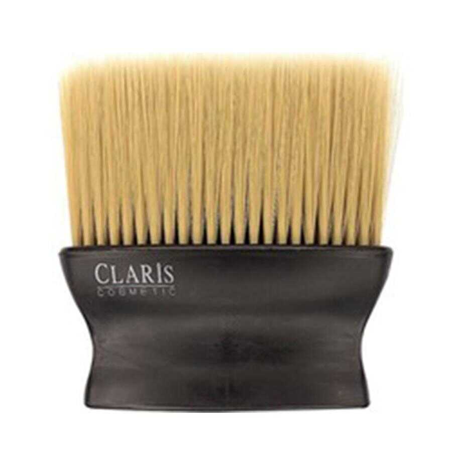 Claris Flat Neck Duster Brush with Natural Black Bristles