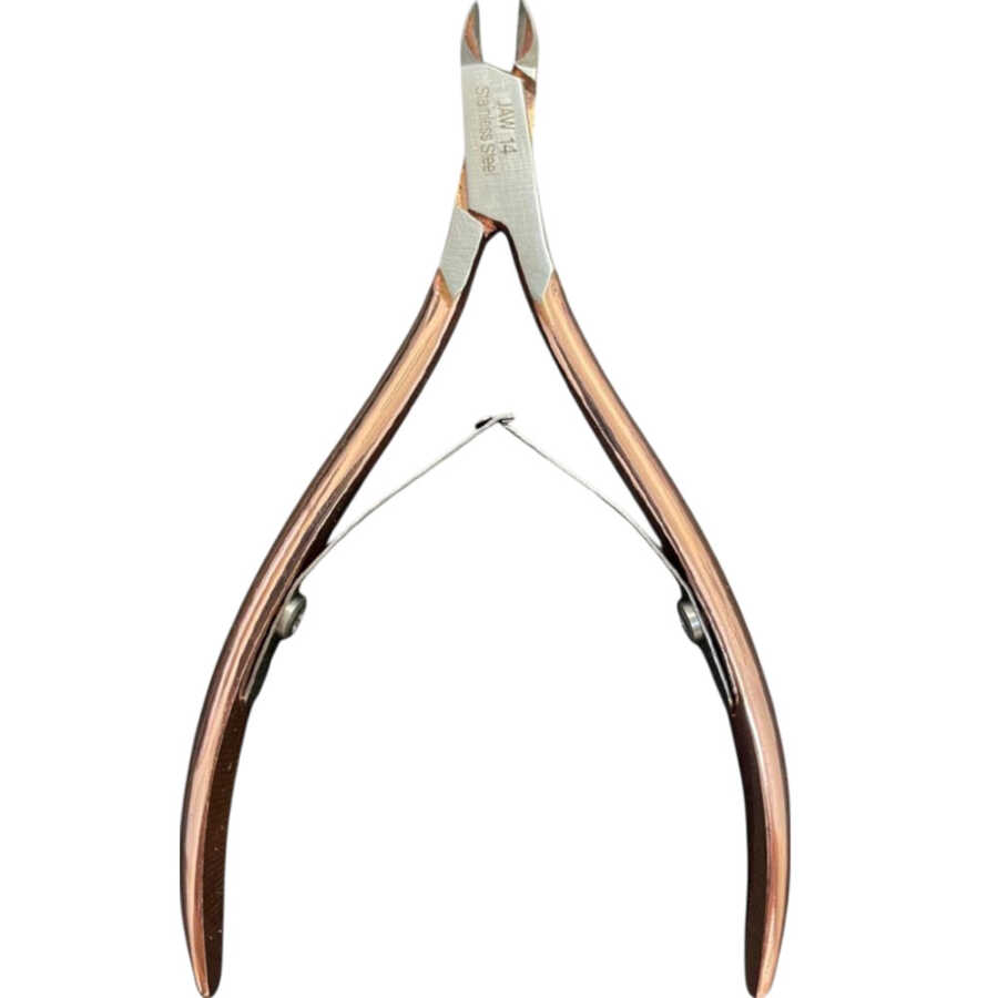 Claris Cuticle Nipper 14mm Gold C Precision Manicure Tool