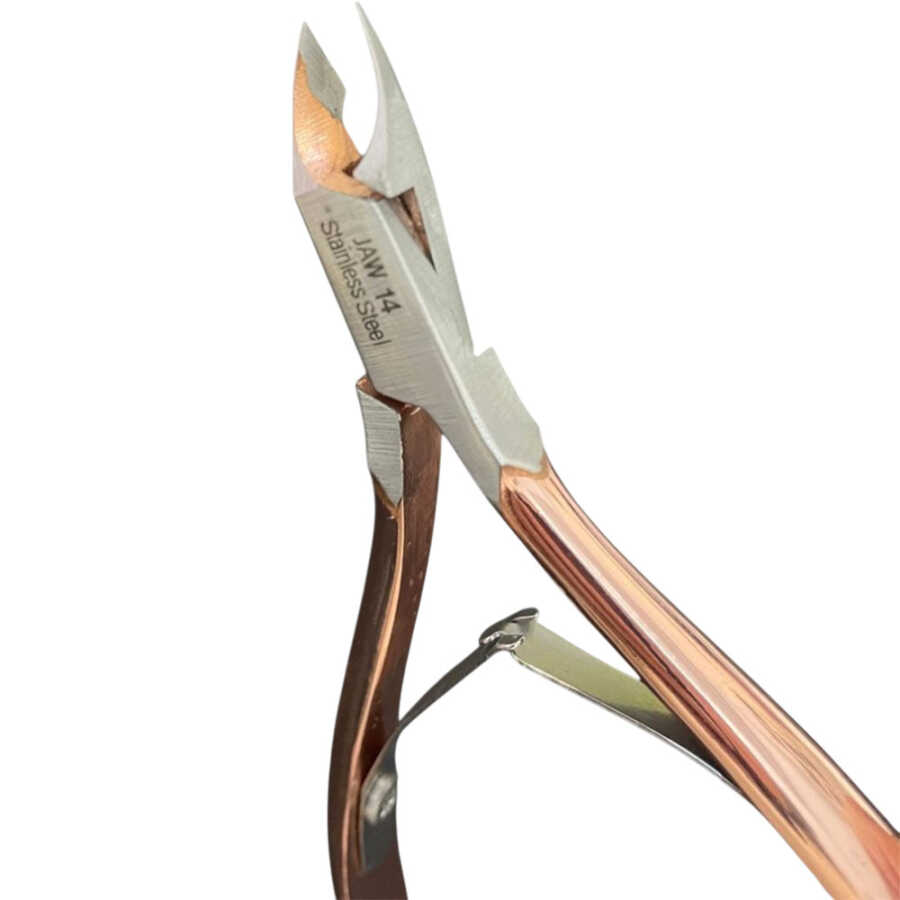 Claris Cuticle Nipper 14mm Gold C Precision Manicure Tool
