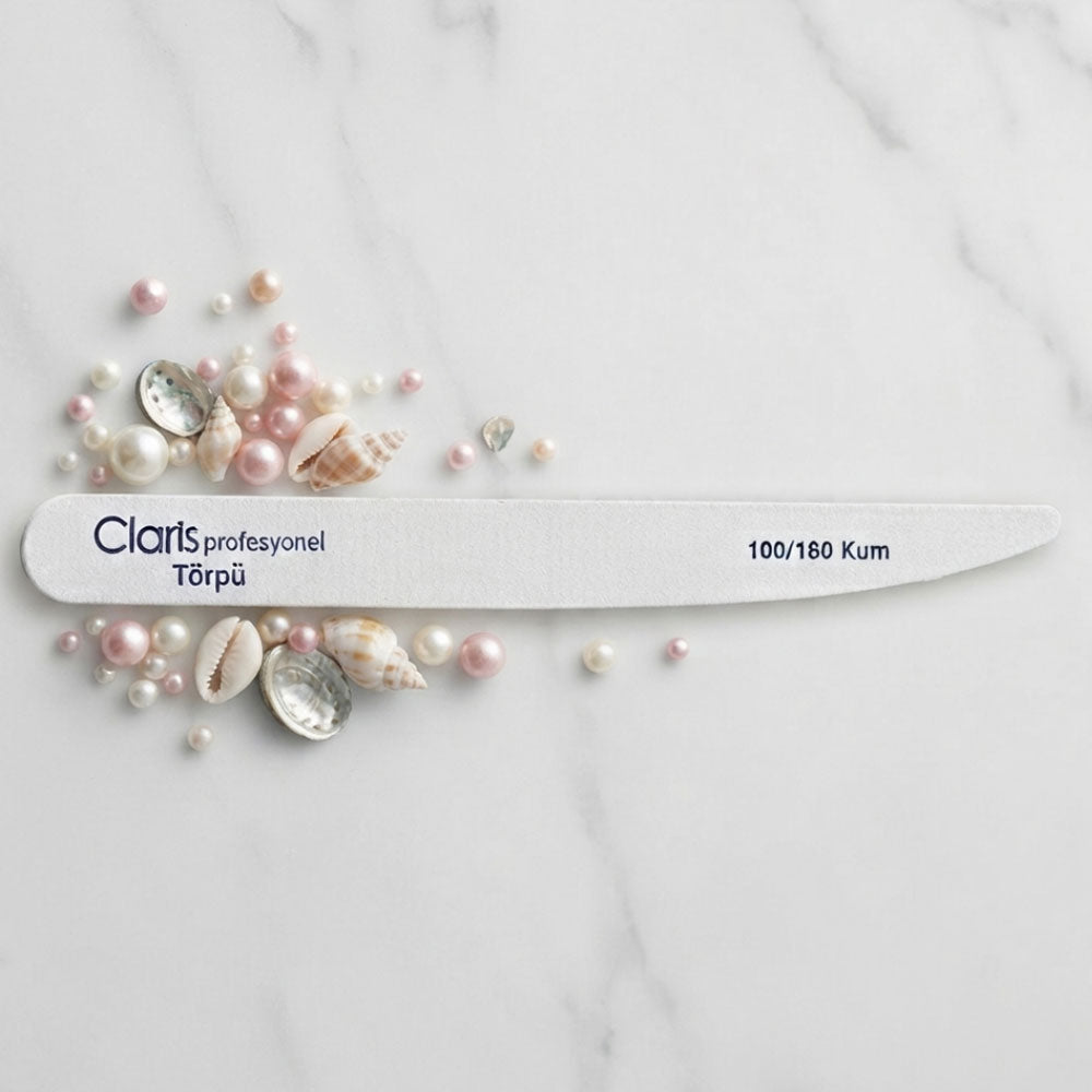 Claris Fine Grit Paper Nail File for Smooth Shaping 1 pc