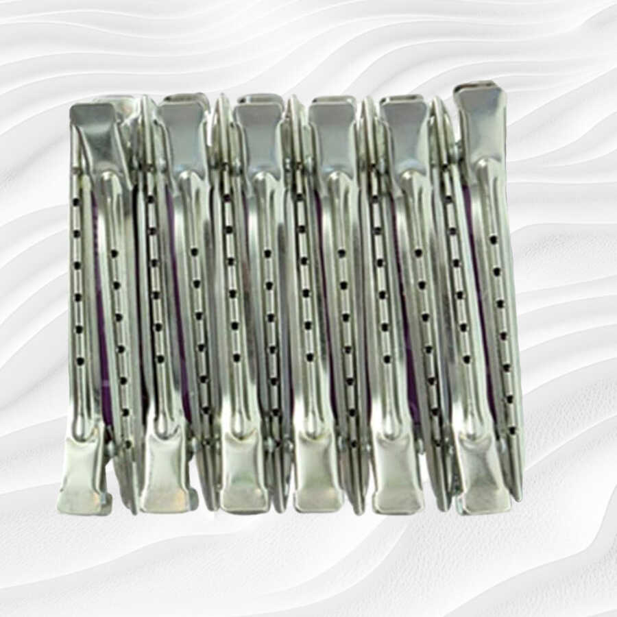 Claris Metal Hair Sectioning Clips for Styling 12 Pieces