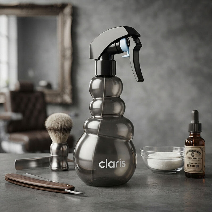 Claris Barber Shop Plastic Spray Bottle Fine Mist Sprayer C-30221