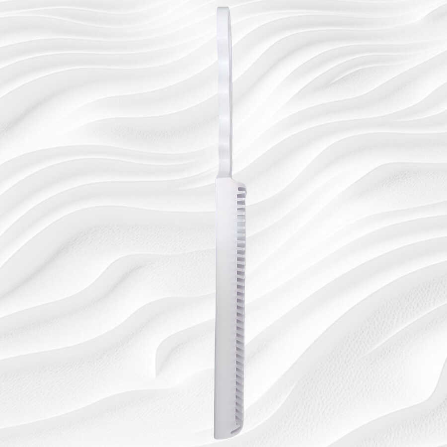 Claris Pro White Hair Comb Professional Styling Tool 1 Count