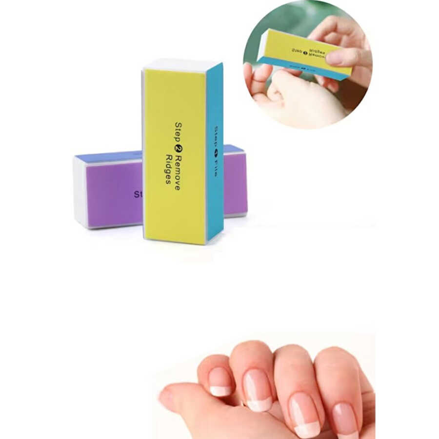 Claris 4-Way Nail Buffer for Natural Shine C-47104 1pc