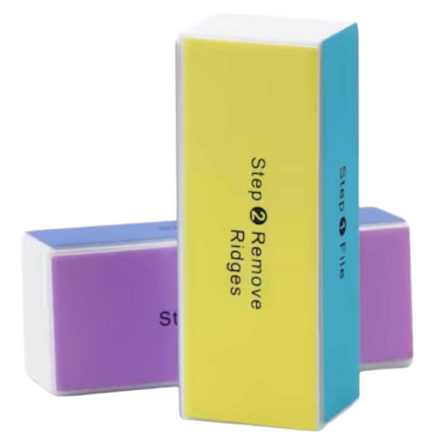 Claris 4-Way Nail Buffer for Natural Shine C-47104 1pc