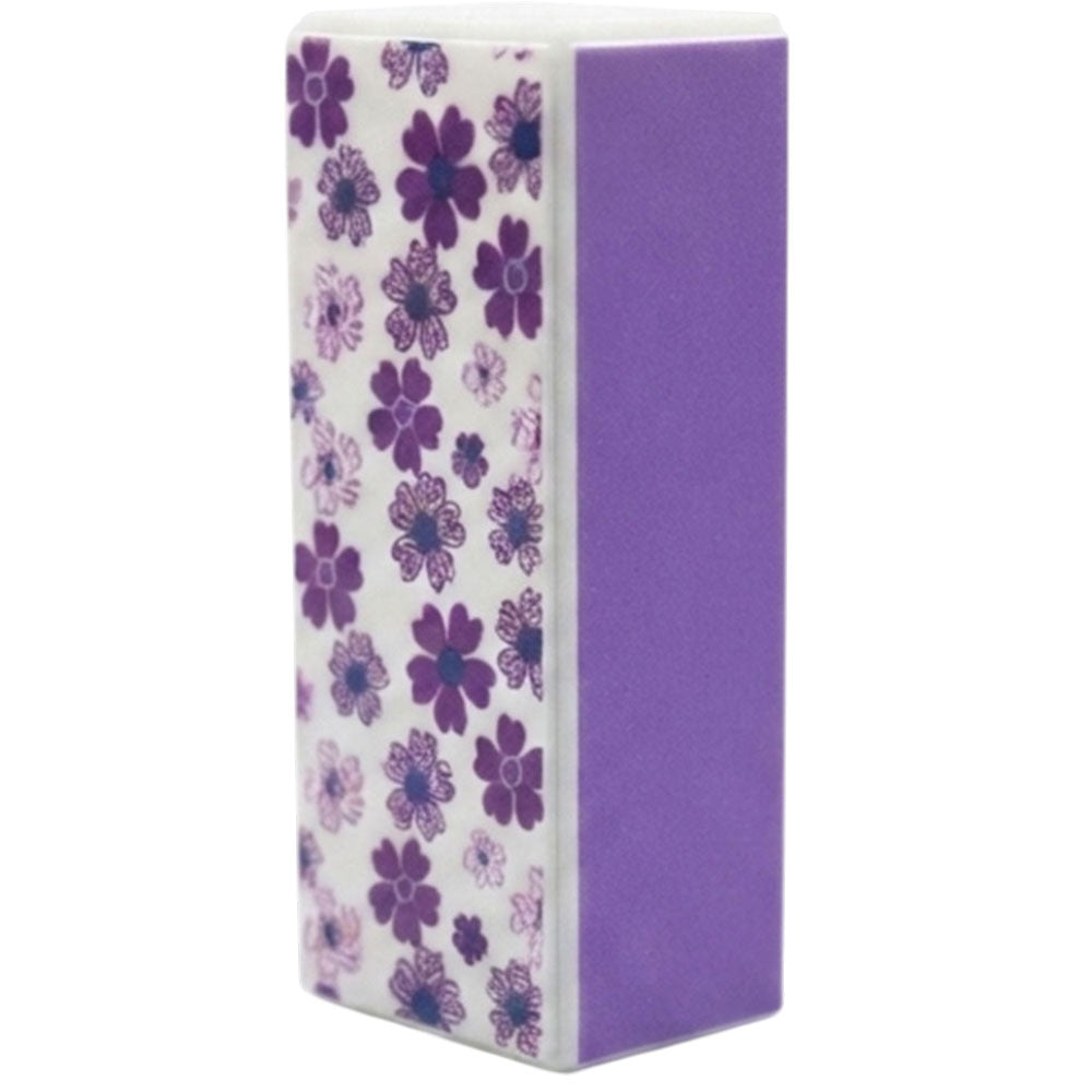 Claris Floral Nail Buffer Block for Smooth Shine C-47182