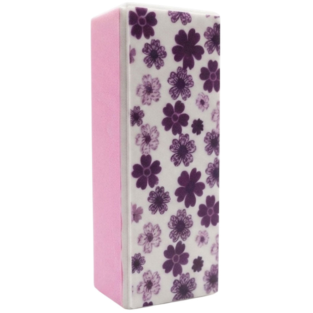 Claris Floral Nail Buffer Block for Smooth Shine C-47182