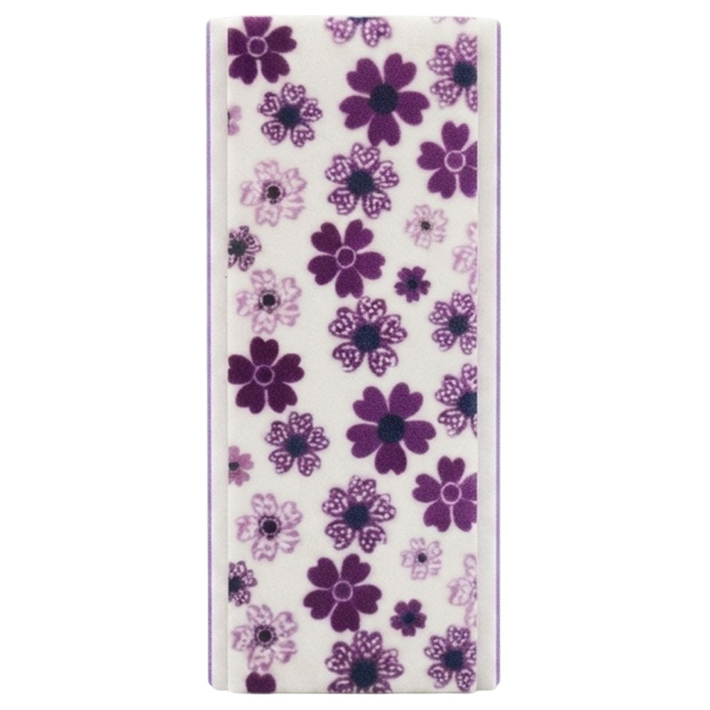 Claris Floral Nail Buffer Block for Smooth Shine C-47182