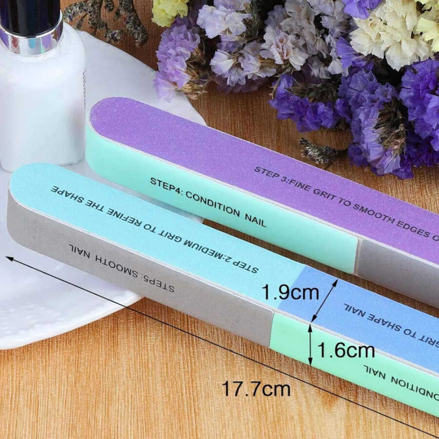 Claris 7-Way Long Nail Buffer for High Shine Finish