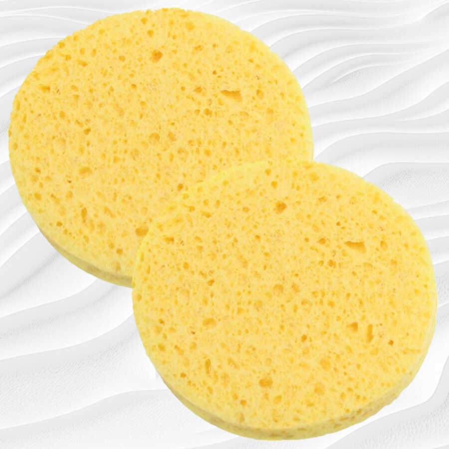 Claris Natural Sea Sponge Facial Cleanser for Gentle Exfoliation