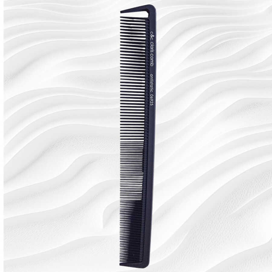 Claris & Comb Carbon Antistatic Hair Comb for All Hair Types