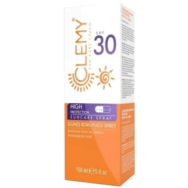 Clemy Sun Protection Spray SPF 30+ for Body 150 ml