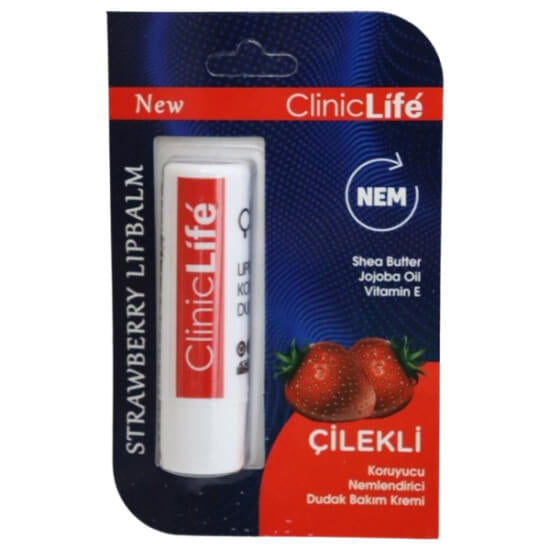 Clinic Life Strawberry Lip Balm Hydrating Care 4g
