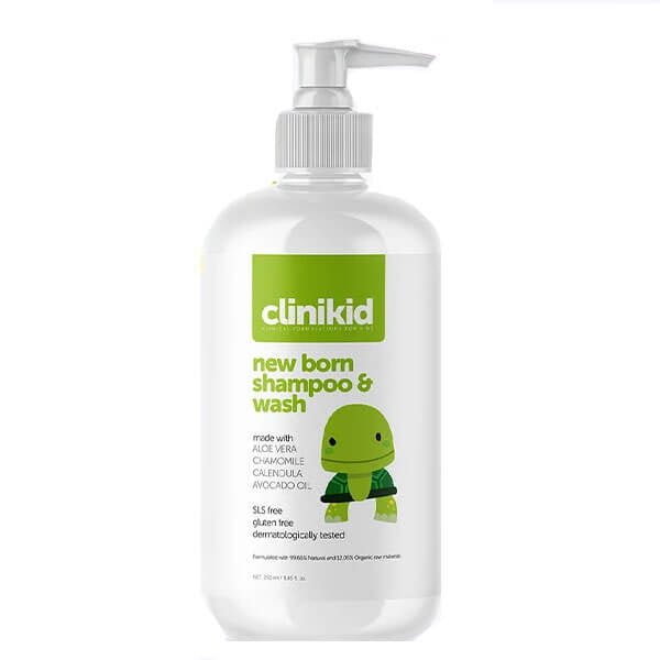 Clinikid Natural Newborn Shampoo & Body Wash 250 ml