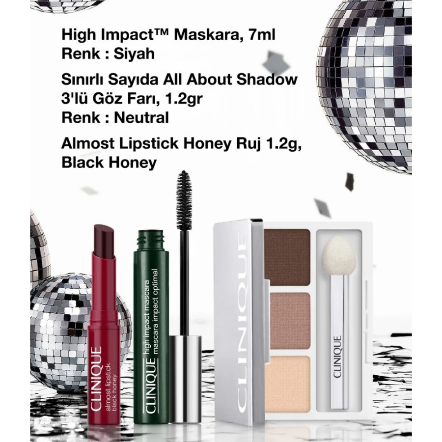 Clinique Best of Makeup Set with 7 Full-Size and Travel Favorites