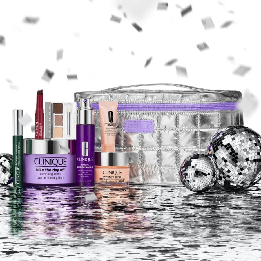 Clinique Best of Makeup Set with 7 Full-Size and Travel Favorites