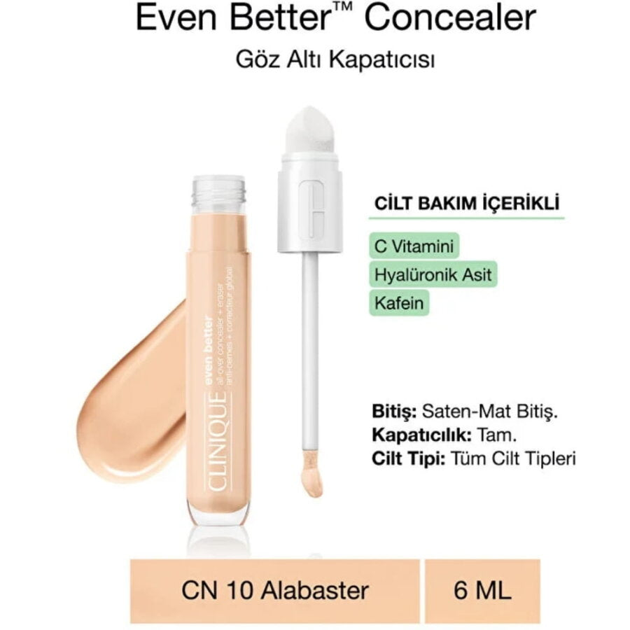 Clinique Even Better Concealer CN10 Alabaster Full Coverage 6ml