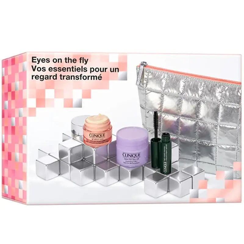 Clinique Eyes On The Fly Eye Care & Makeup Set 3 Pieces