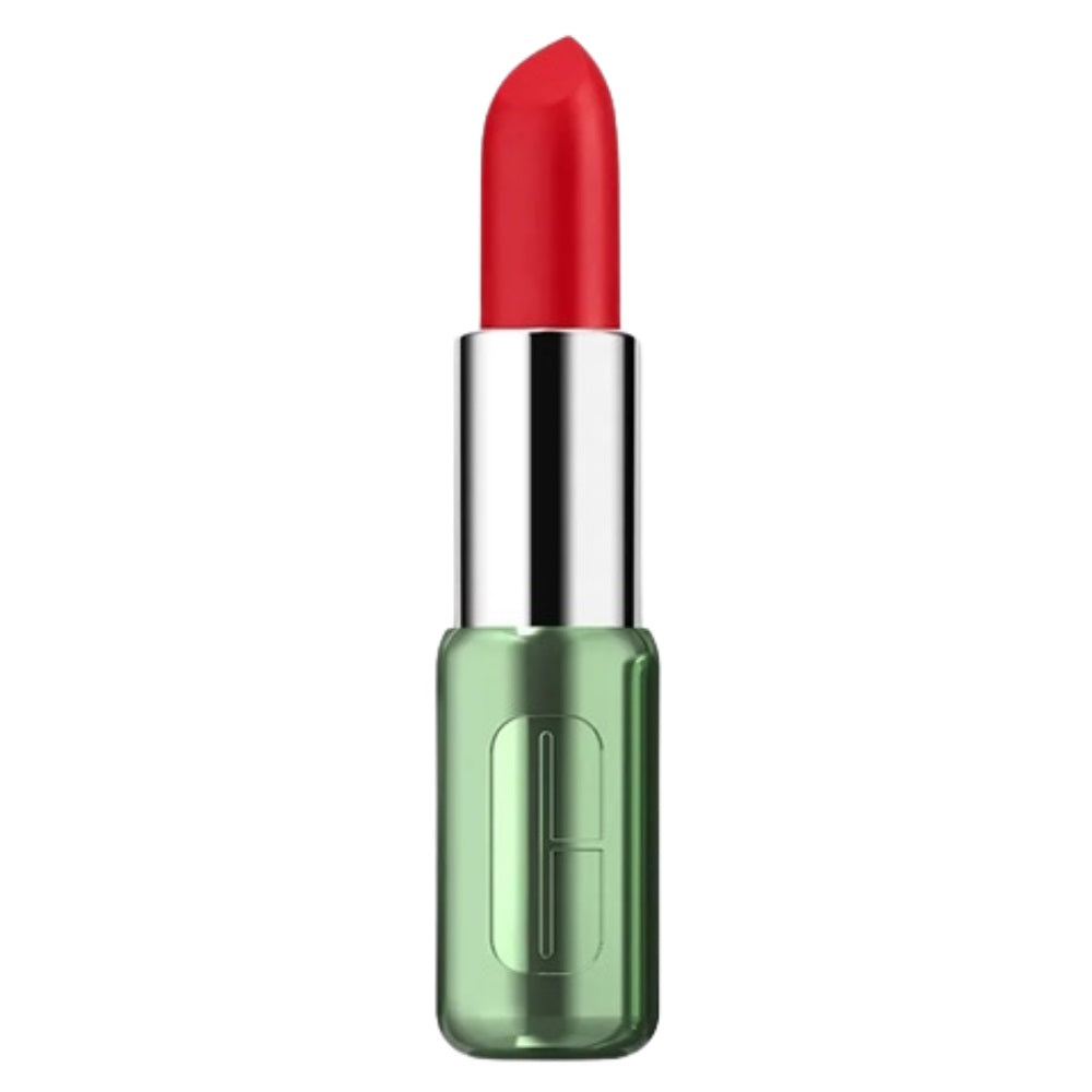 Clinique Pop Longwear Lipstick in Chili Pop for Bold Color