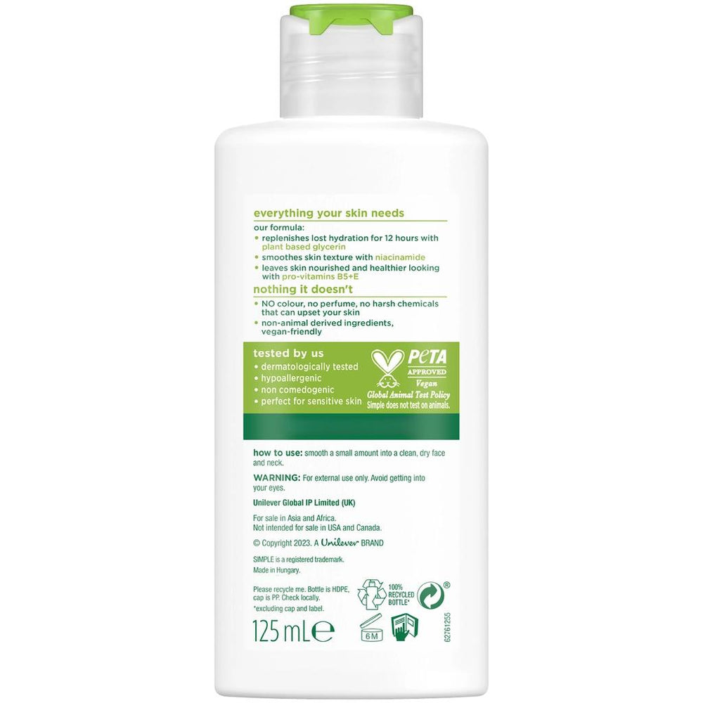 Simple Kind to Skin Regenerating Moisturizer 125 ml