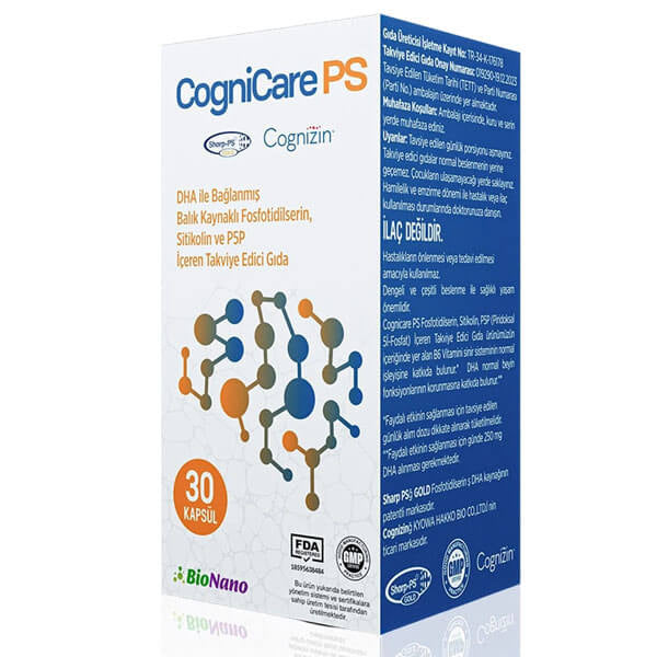 Bionano Cognicare PS DHA Citicoline Brain Support 30 Capsules