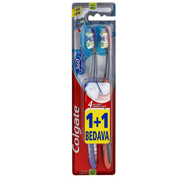 Colgate 360 Interdental Toothbrush Medium 2-Pack