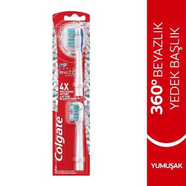 Colgate 360 Optic White Platinum Replacement Brush Heads