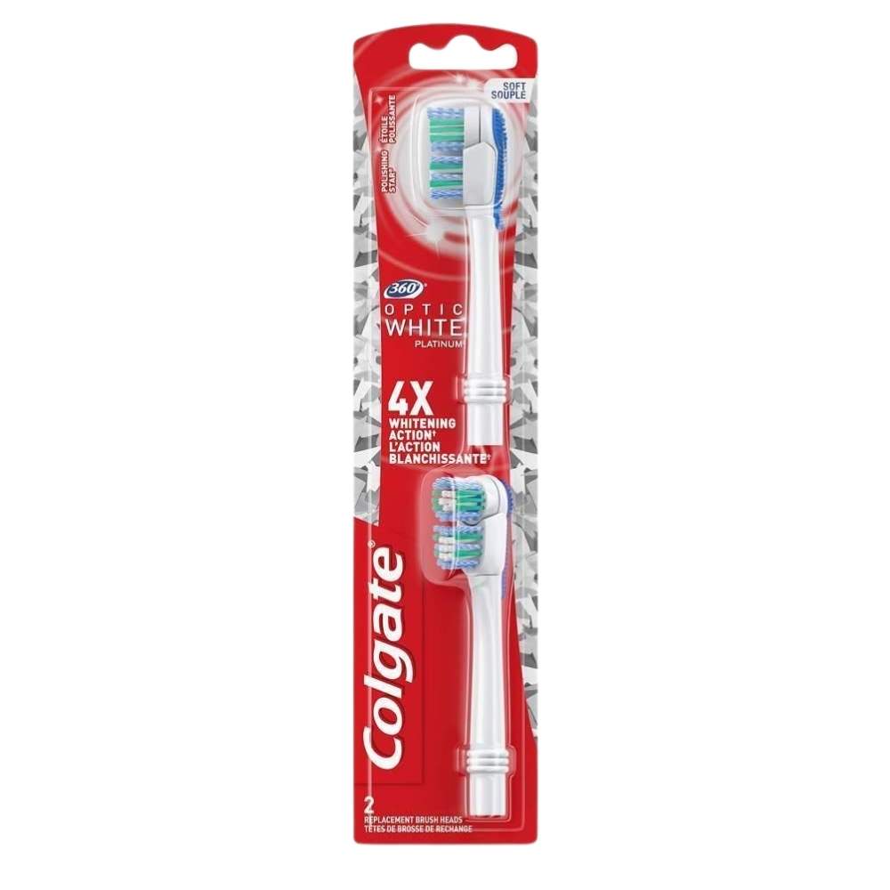 Colgate 360 Optic White Platinum Replacement Brush Heads