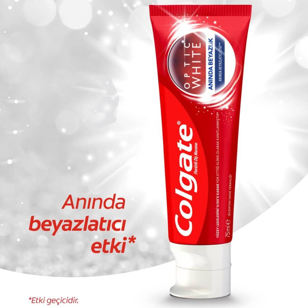 Colgate Optic White Instant Whitening Toothpaste 75ml