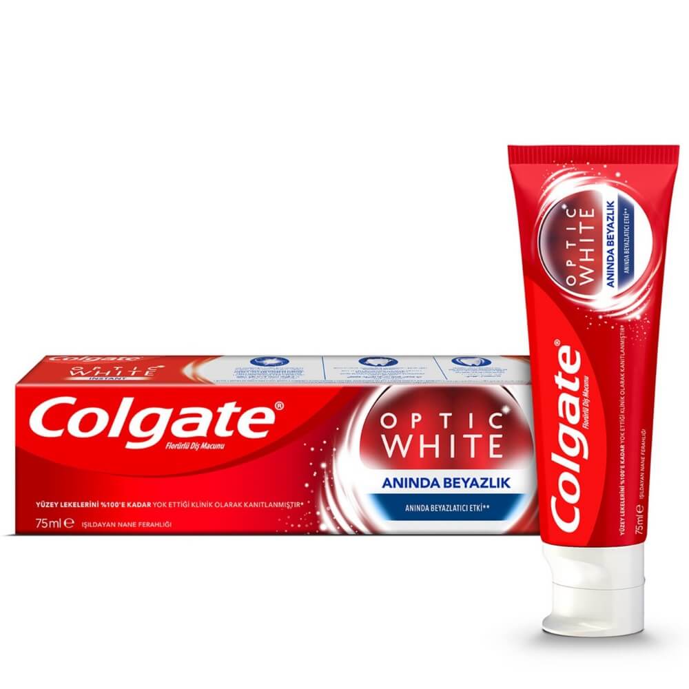 Colgate Optic White Instant Whitening Toothpaste 75ml