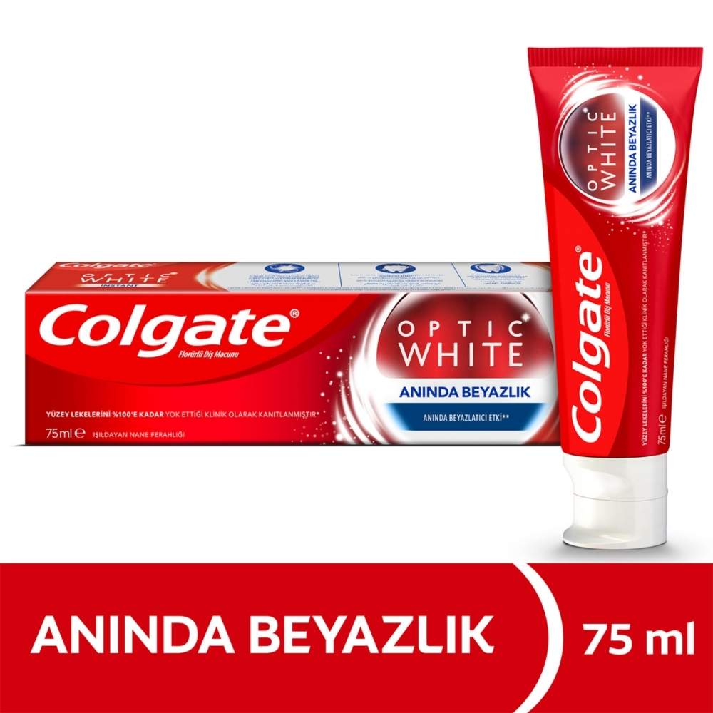 Colgate Optic White Instant Whitening Toothpaste 75ml
