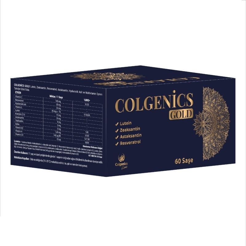 Colgenics Gold Antioxidant Support Supplement 60 Sachets
