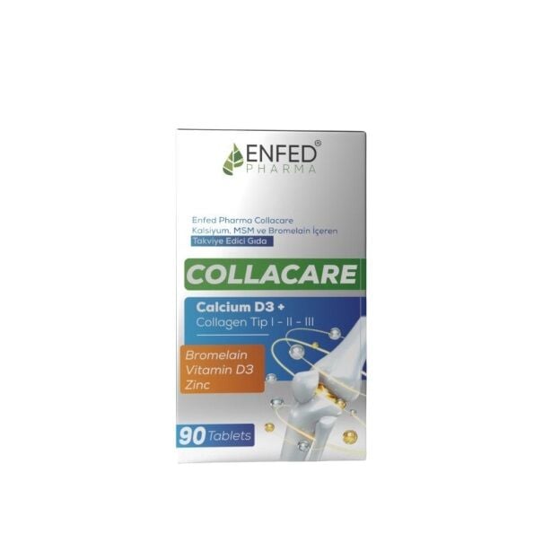 Enfed Pharma Collacare Multi-Type Collagen Supplement 90 Tablets