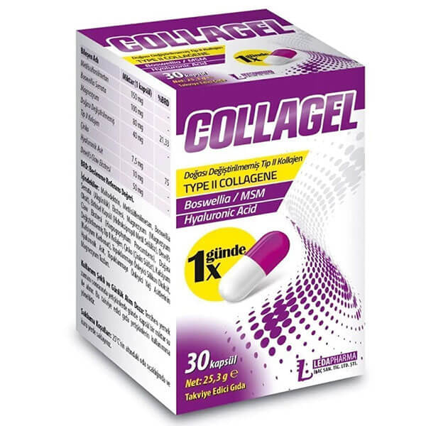 Ledapharma Collagel Type II Collagen Joint Support 30 Capsules