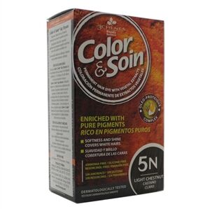 Color & Soin 5N Light Chestnut Hair Dye with Plant Proteins 135ml