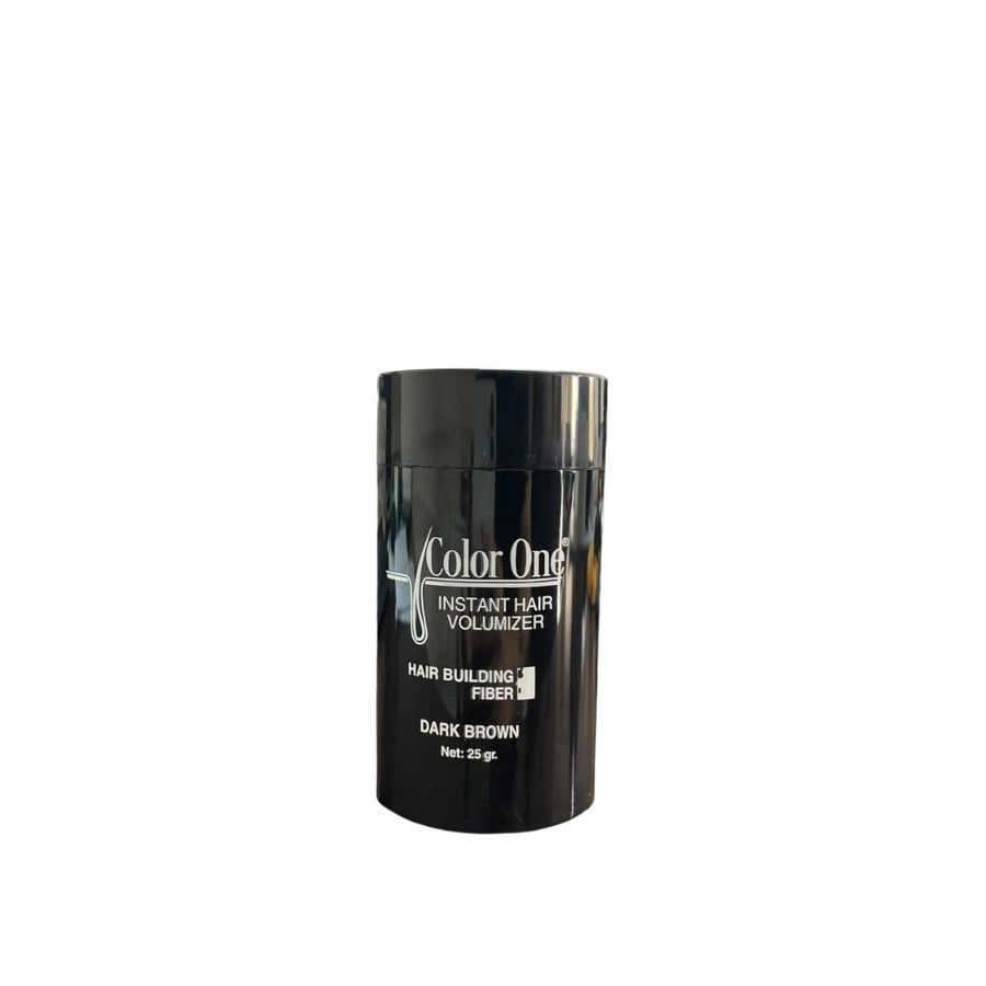 Color One Dark Brown Hair Fiber Powder for Fuller-Looking Hair 25g