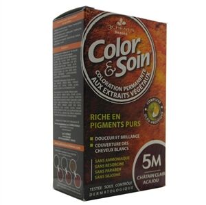 Color & Soin 5M Light Mahogany Chestnut Hair Dye 135ml