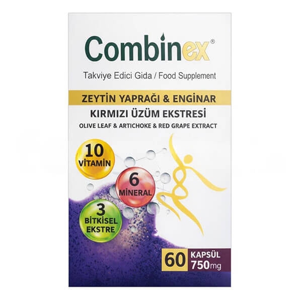 Distilex Combinex 750 mg Dietary Supplement 60 Capsules