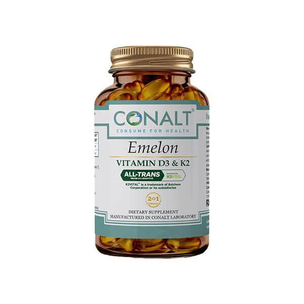Conalt Emelon D3K2 Vitamin Supplement 60 Capsules