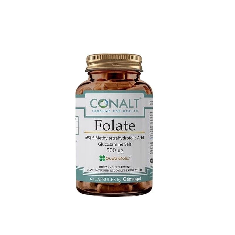 Conalt Folate Dietary Supplement for Daily Wellness 60 Capsules