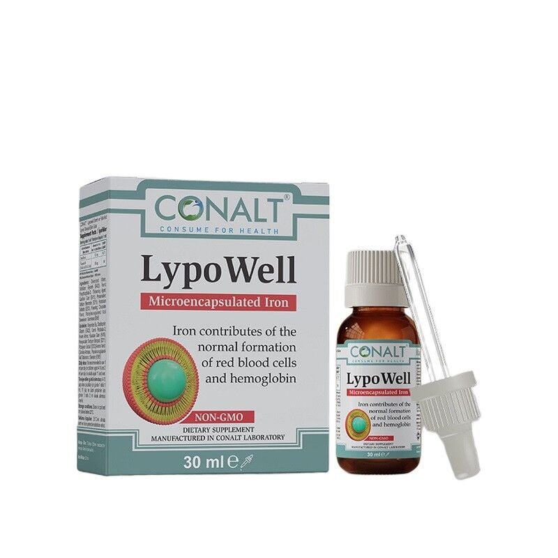 Conalt Lypowell Liquid Iron Supplement with Folic Acid 30 ml