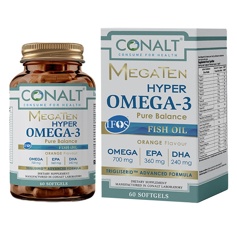 Conalt Megaten Hyper Omega-3 High EPA & DHA 60 Softgels