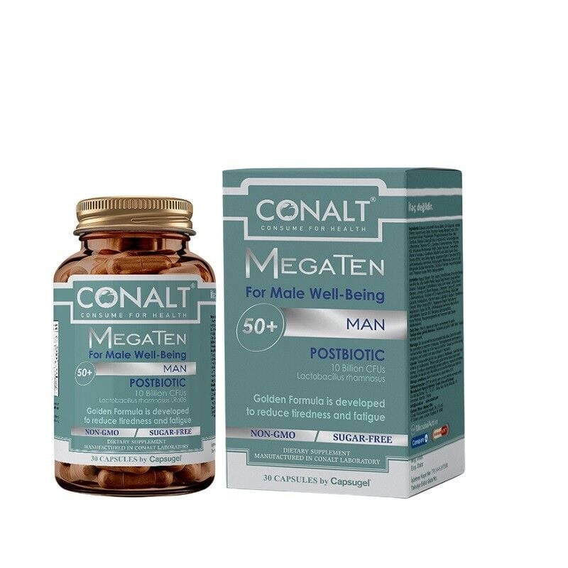 Conalt Megaten Man 50+ Multivitamin & Mineral Support 30 Capsules