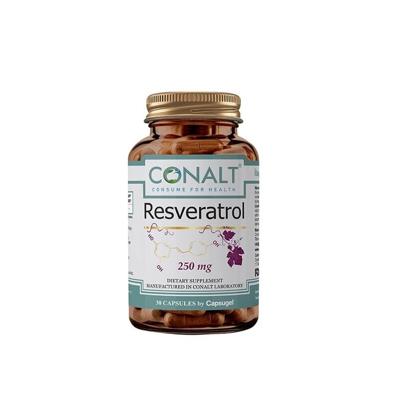 Conalt Resveratrol Dietary Supplement for Antioxidant Support 30 Capsules